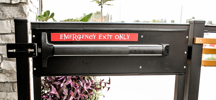 emergency push bar installation in Monterey Park